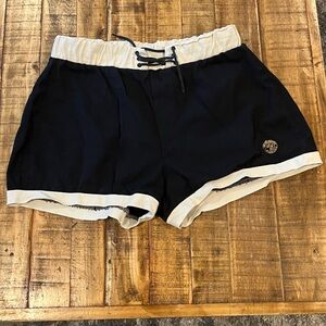 Vintage 1960 McGregor Swim n Play  surfing shorts sooo unique !!!  Navy blue